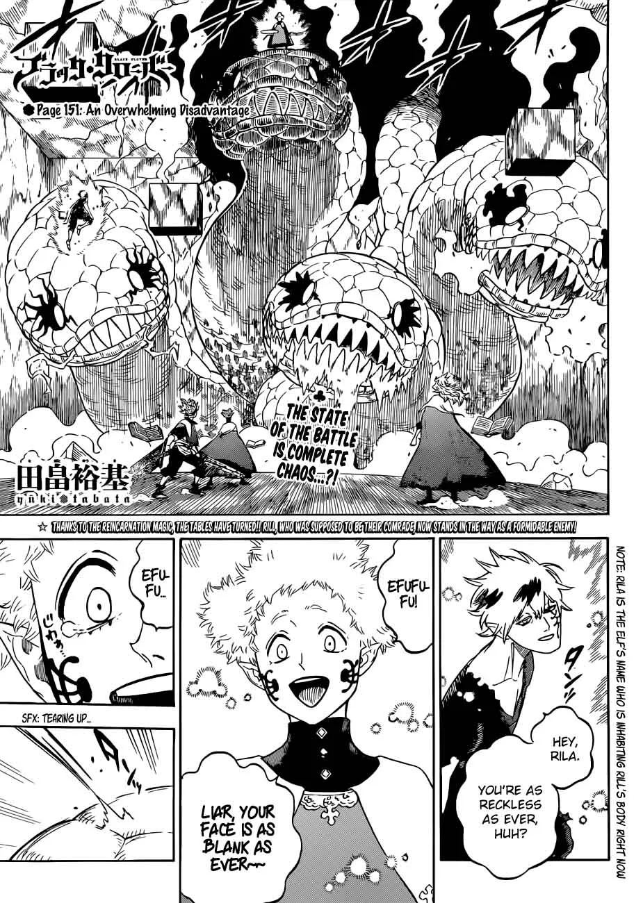 Black Clover Chapter 151 Image 1