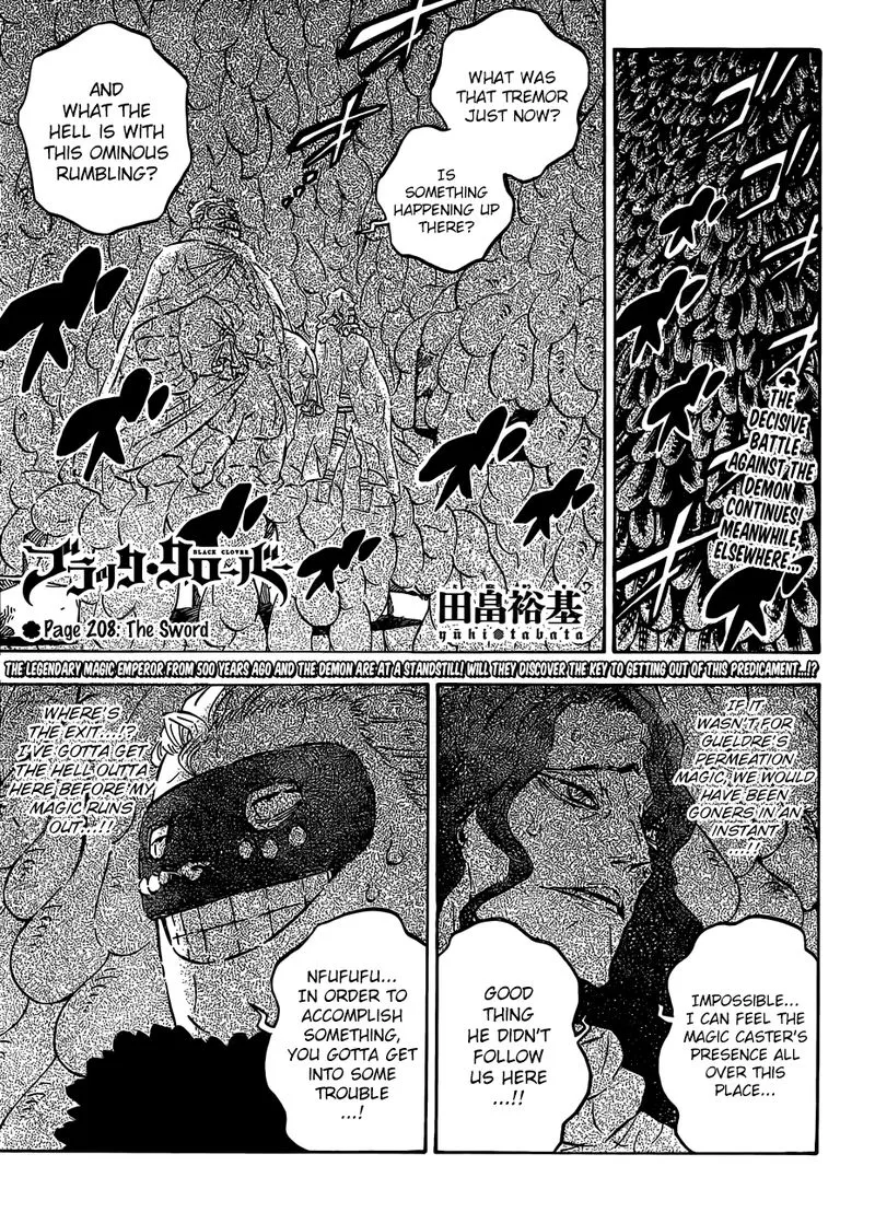 Black Clover Chapter 208 Image 1