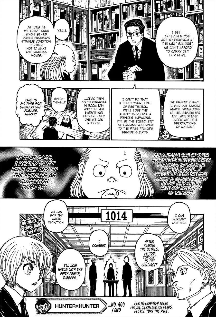 Hunter X Hunter Chapter 400 Image 19