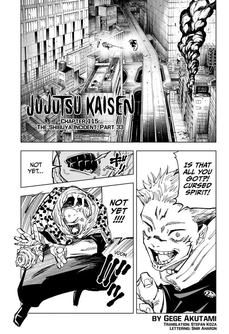 Jujutsu Kaisen Chapter 115 Image 1