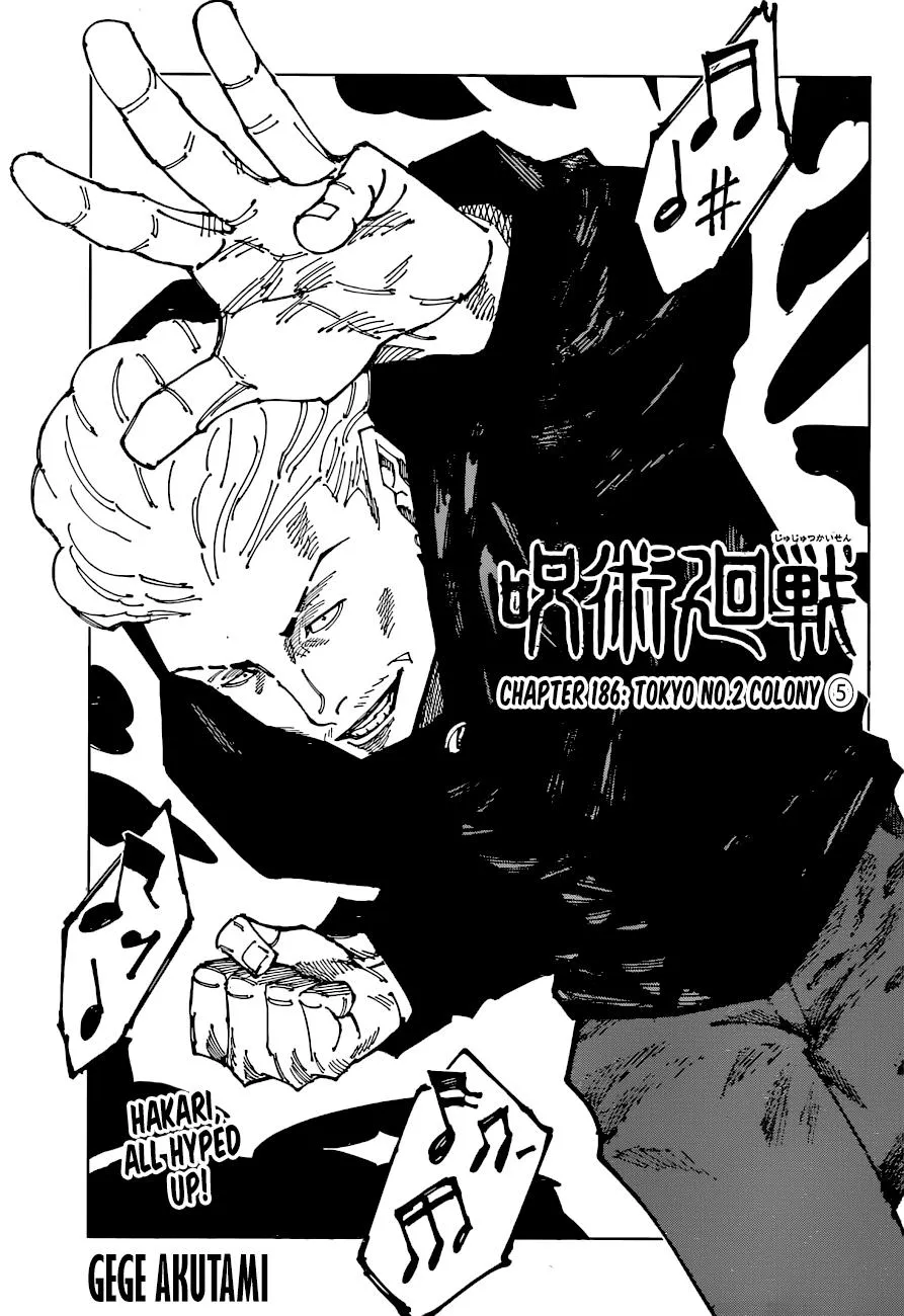 Jujutsu Kaisen Chapter 186 Image 1