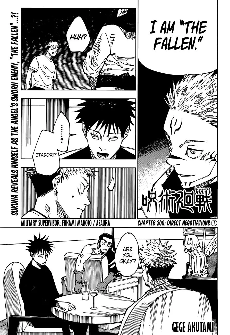 Jujutsu Kaisen Chapter 200 Image 1