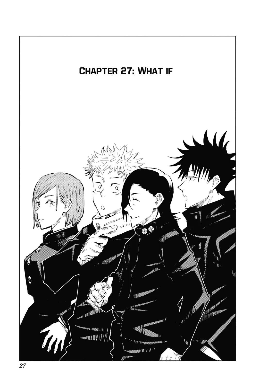 Jujutsu Kaisen Chapter 27 Image 1