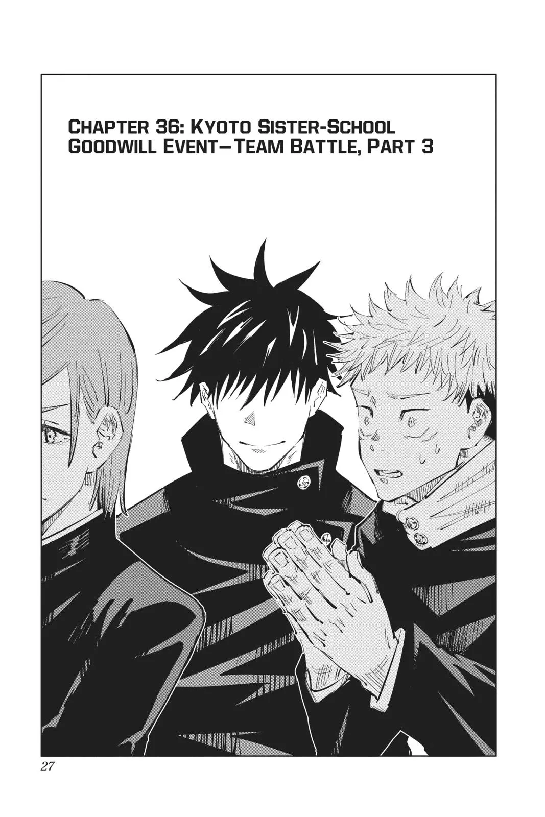 Jujutsu Kaisen Chapter 36 Image 1