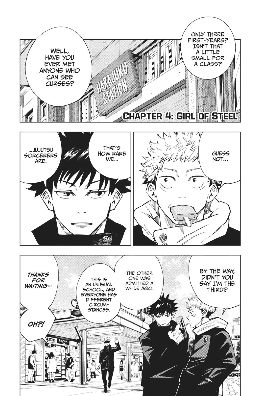 Jujutsu Kaisen Chapter 4 Image 1