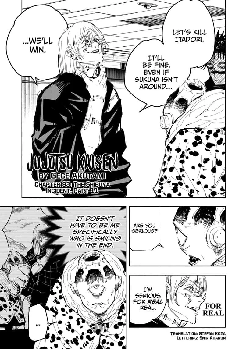 Jujutsu Kaisen Chapter 93 Image 1