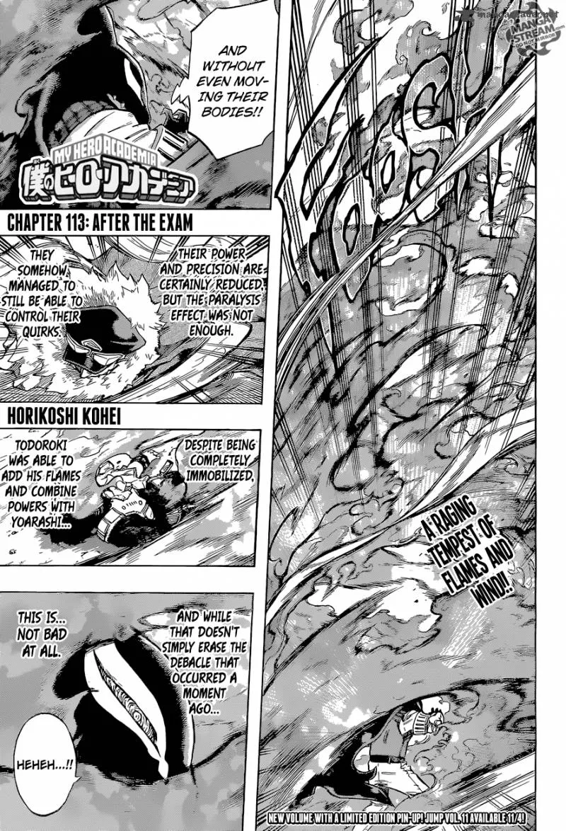 My Hero Academia Chapter 113 Image 1