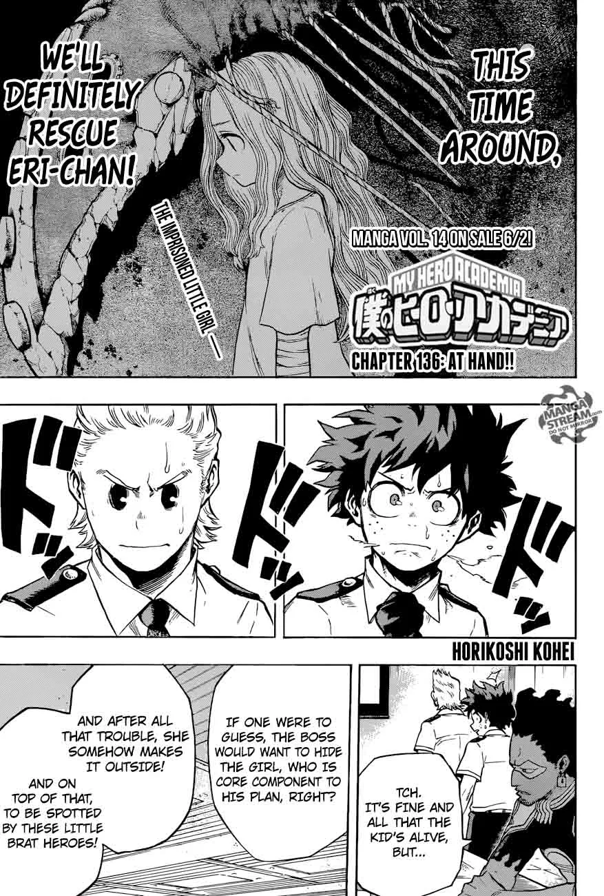 My Hero Academia Chapter 136 Image 1