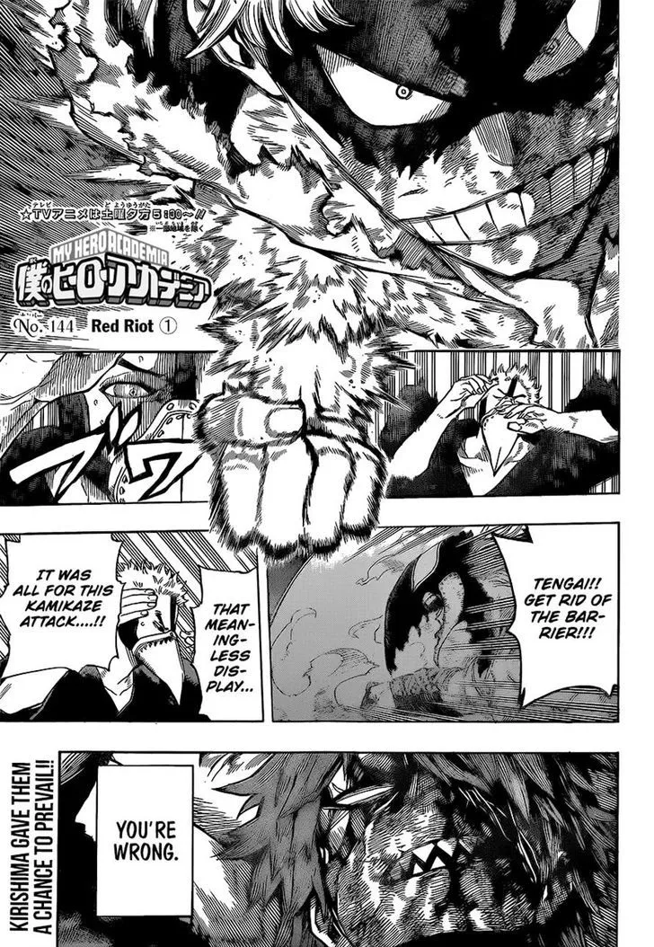 My Hero Academia Chapter 144 Image 1