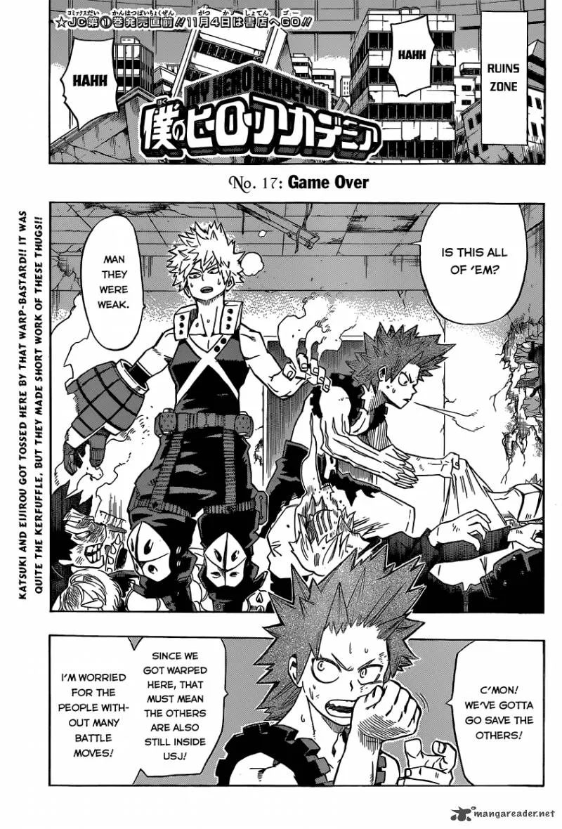 My Hero Academia Chapter 17 Image 3