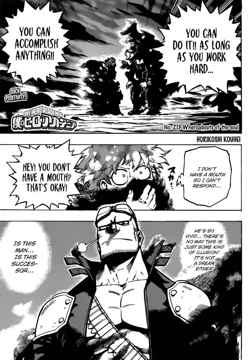 My Hero Academia Chapter 213 Image 1