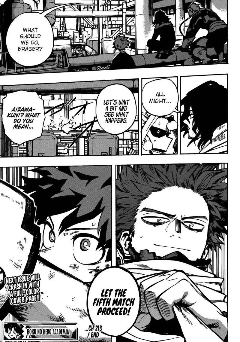 My Hero Academia Chapter 213 Image 14