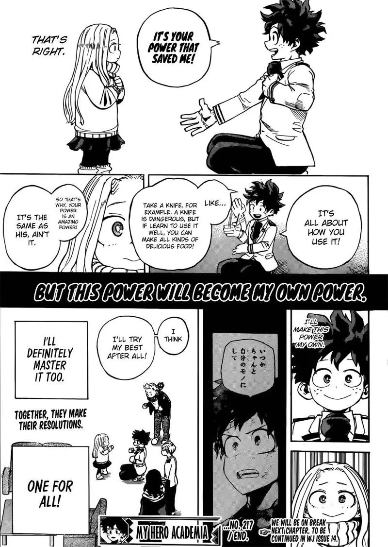 My Hero Academia Chapter 217 Image 13