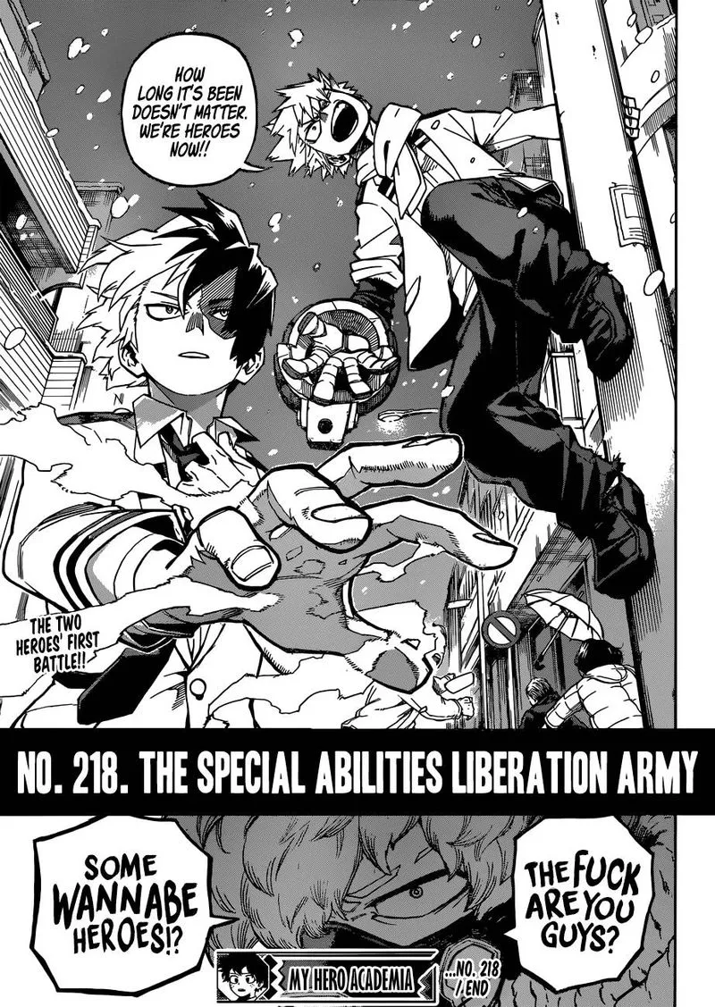 My Hero Academia Chapter 218 Image 15