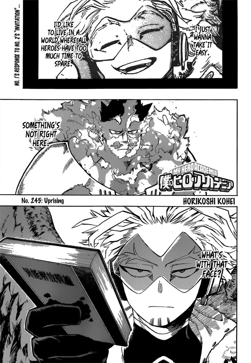 My Hero Academia Chapter 245 Image 1