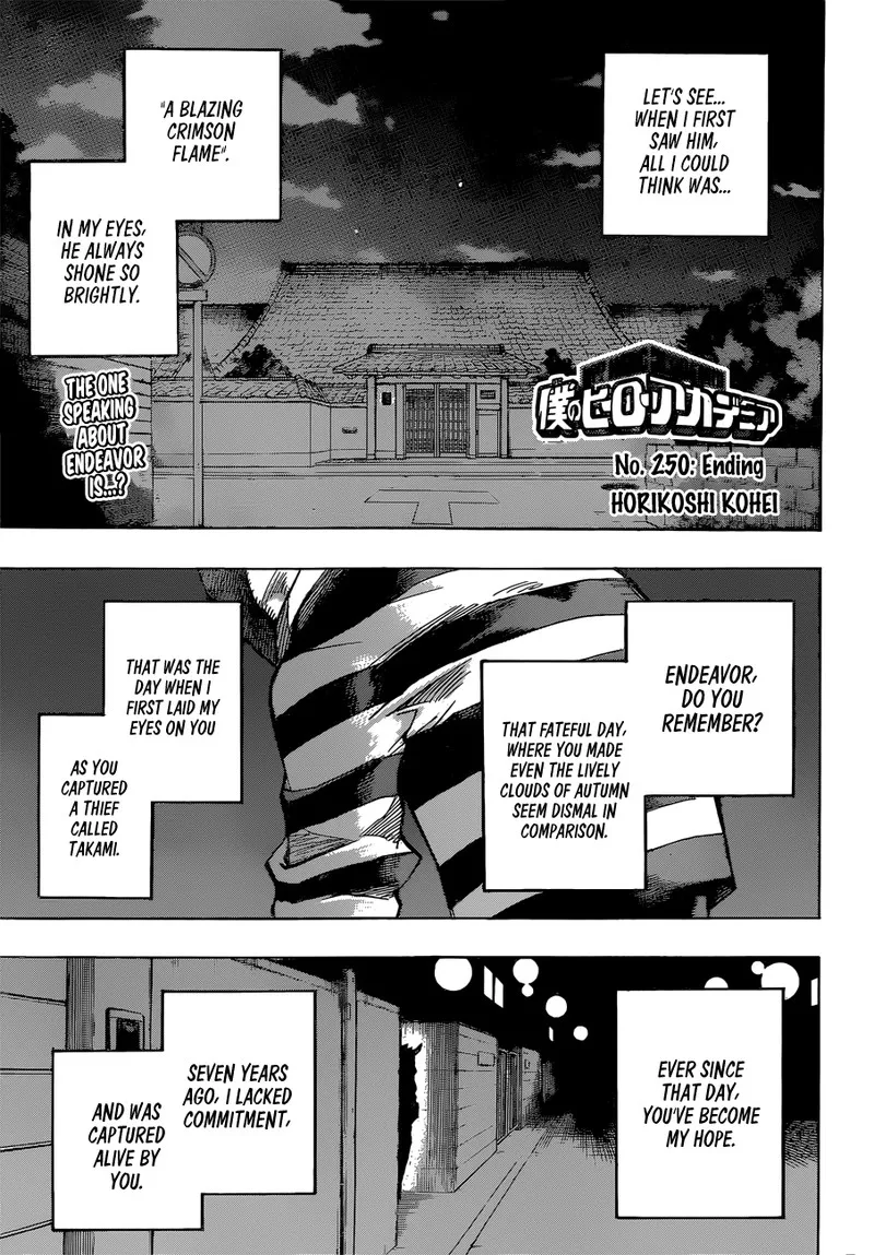 My Hero Academia Chapter 250 Image 1