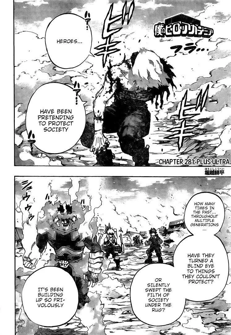 My Hero Academia Chapter 281 Image 1