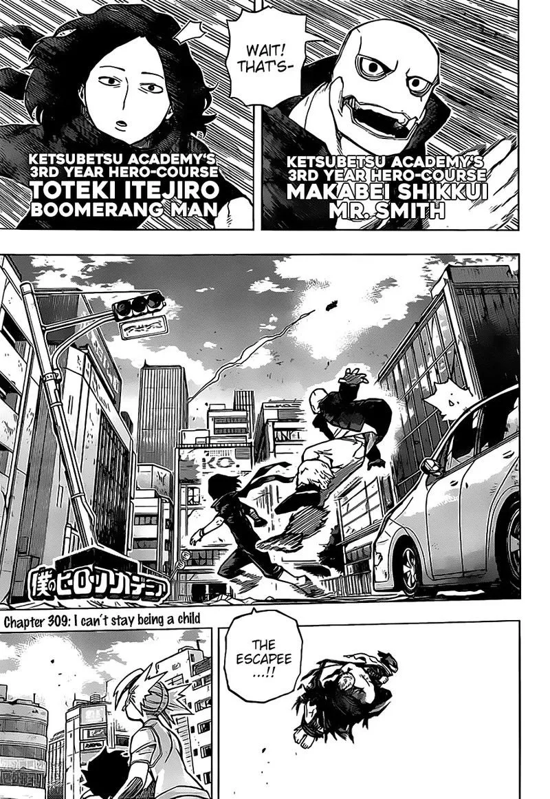 My Hero Academia Chapter 309 Image 1