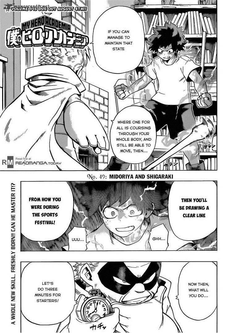 My Hero Academia Chapter 49 Image 1