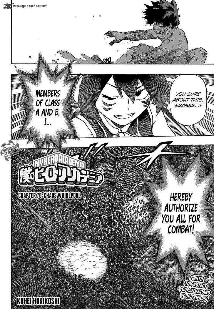 My Hero Academia Chapter 78 Image 3