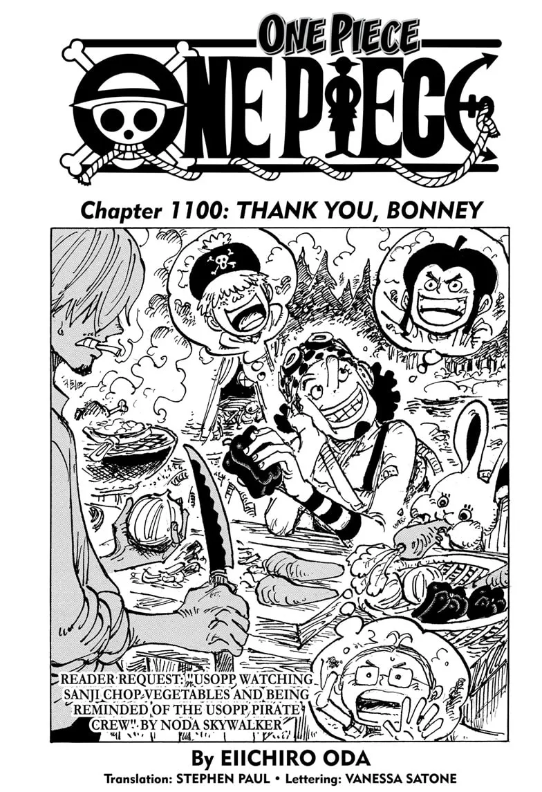 One Piece Chapter 1100 Image 1