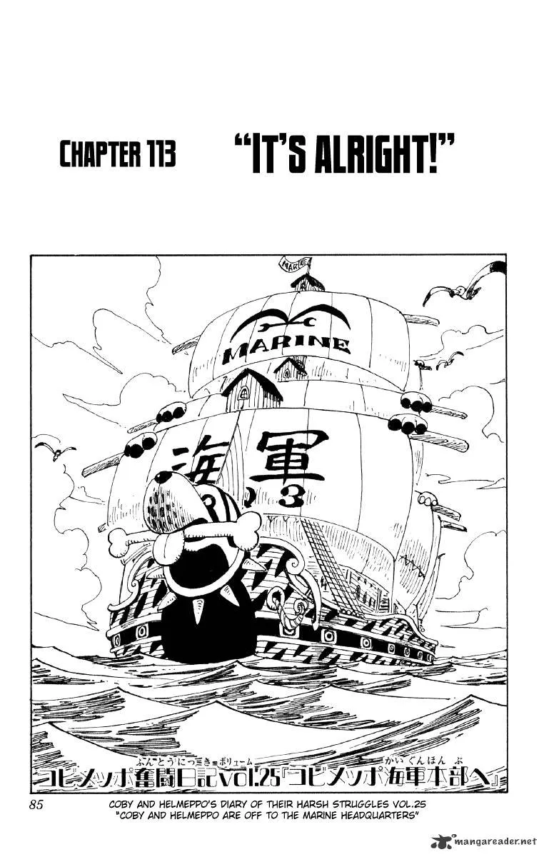 One Piece Chapter 113 Image 1