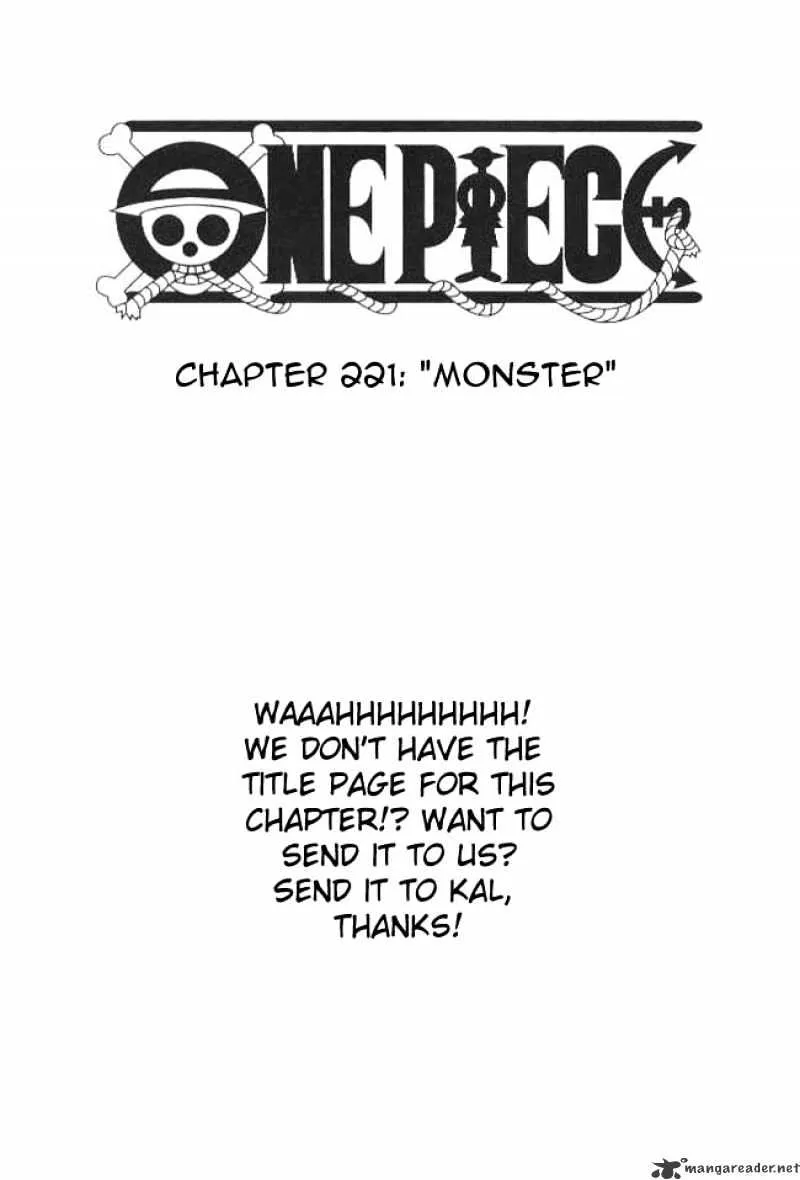 One Piece Chapter 221 Image 1