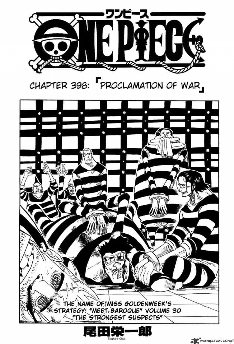 One Piece Chapter 398 Image 1