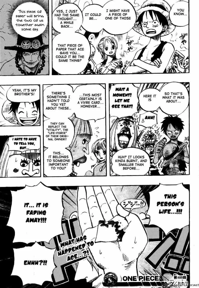 One Piece Chapter 489 Image 16