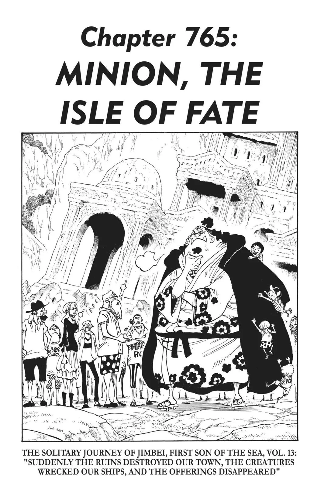 One Piece Chapter 765 Image 1