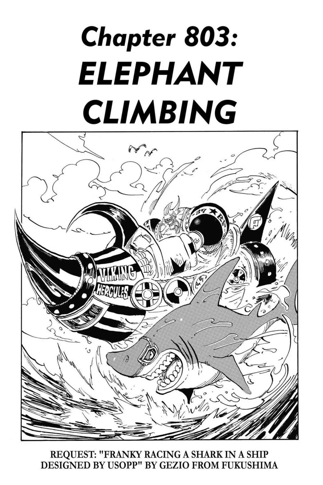 One Piece Chapter 803 Image 1