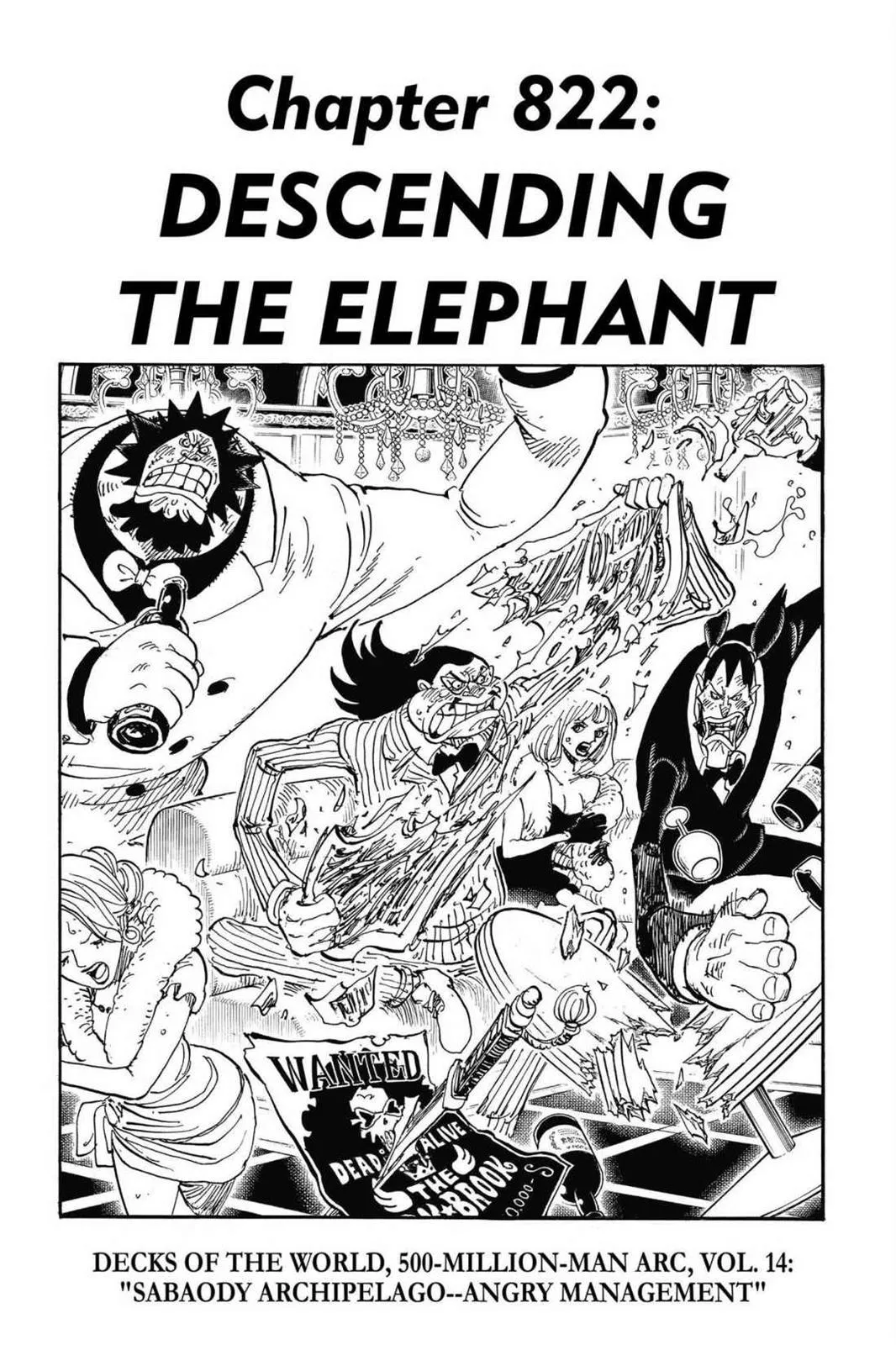 One Piece Chapter 822 Image 1