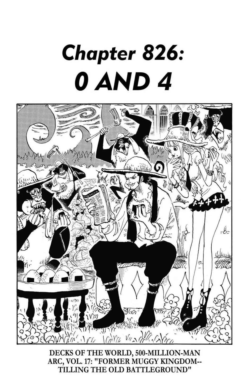 One Piece Chapter 826 Image 1