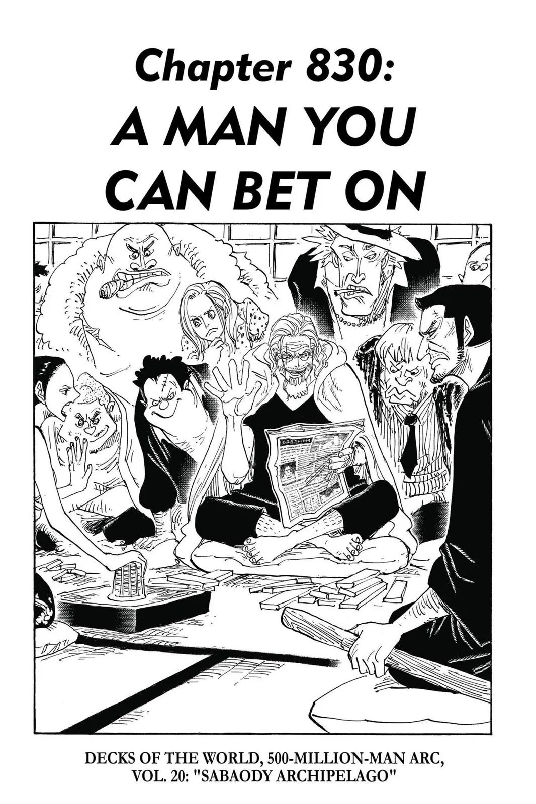 One Piece Chapter 830 Image 1