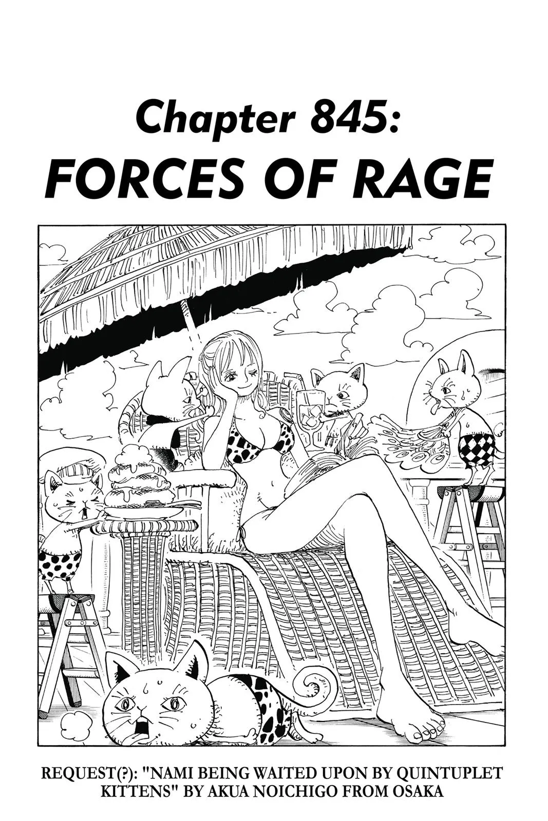 One Piece Chapter 845 Image 1