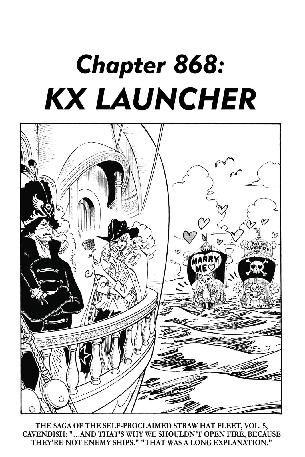 One Piece Chapter 868 Image 1