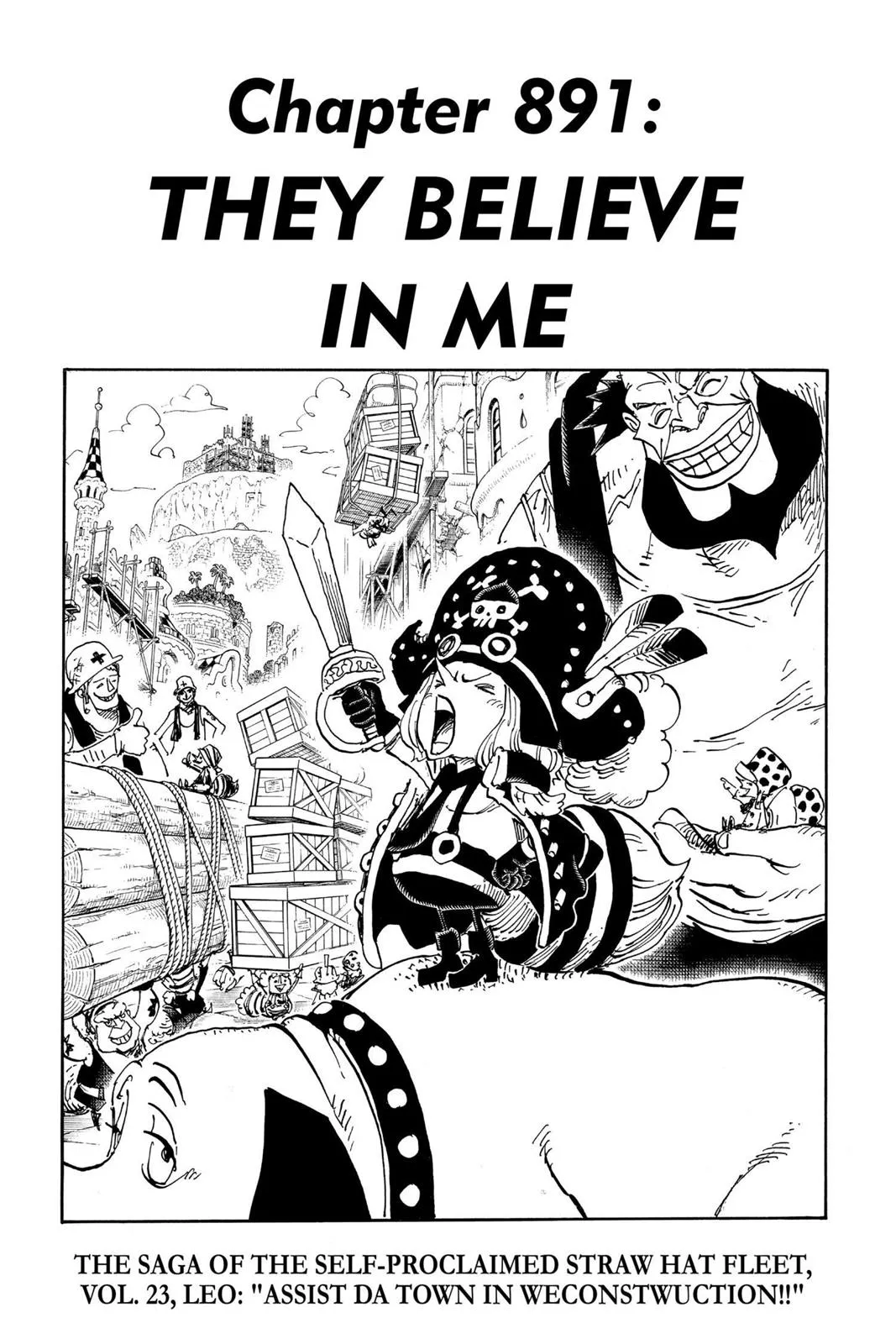 One Piece Chapter 891 Image 1