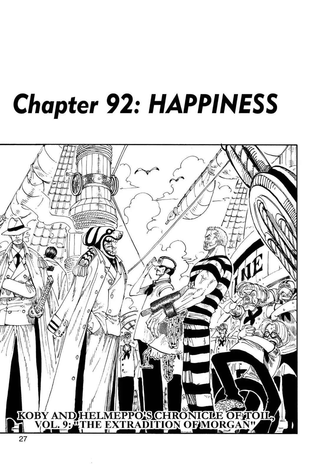 One Piece Chapter 92 Image 1