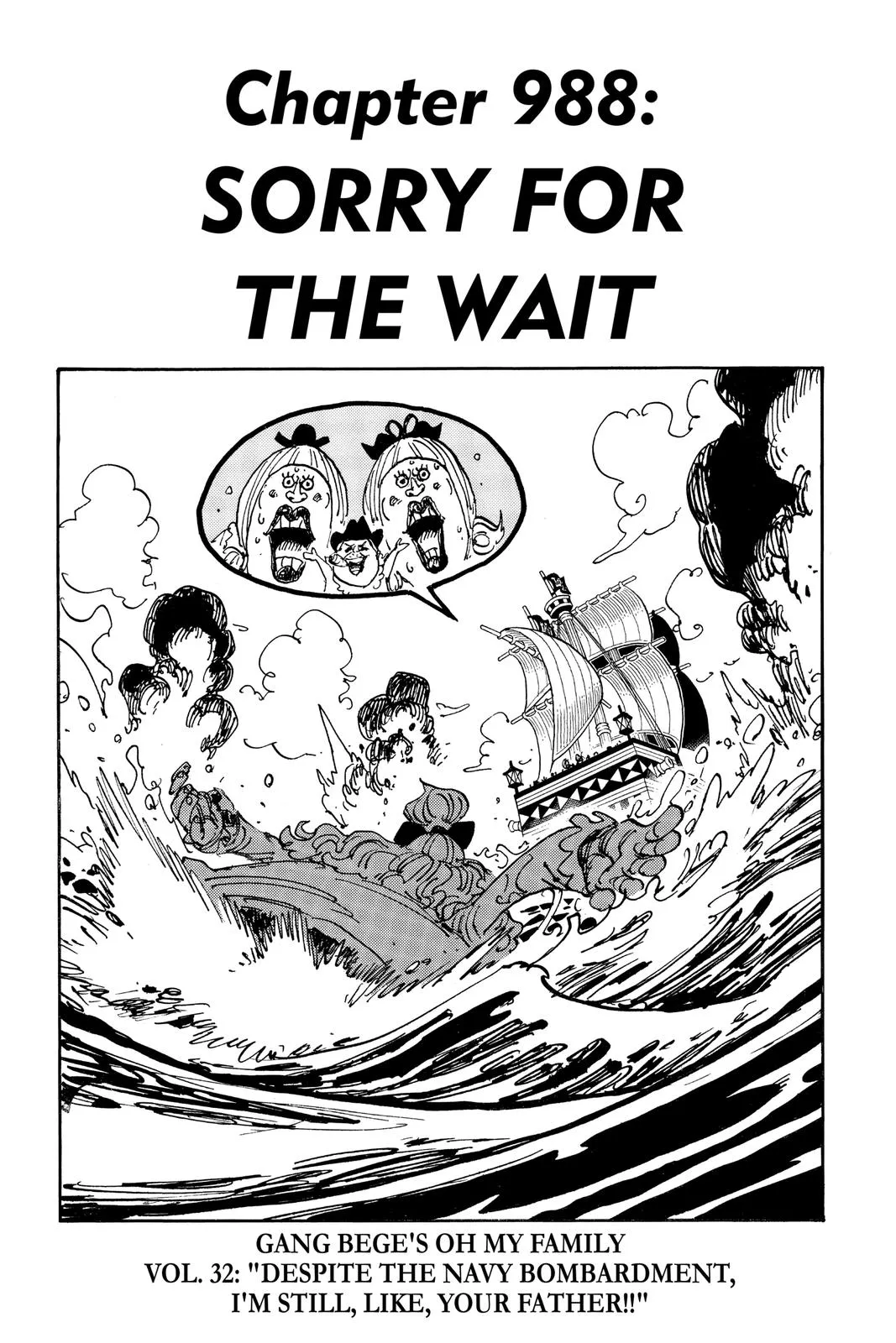 One Piece Chapter 988 Image 1