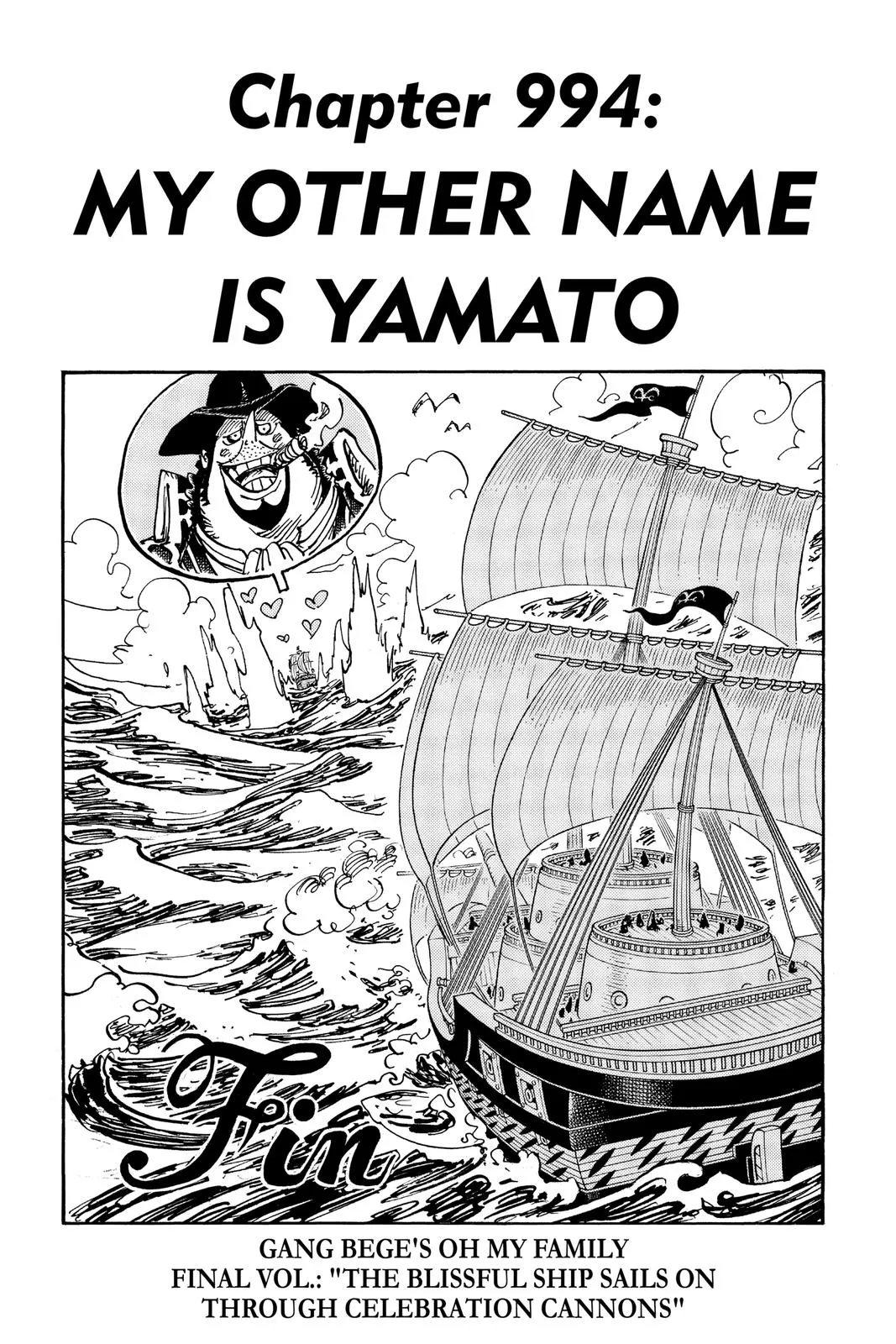 One Piece Chapter 994 Image 1