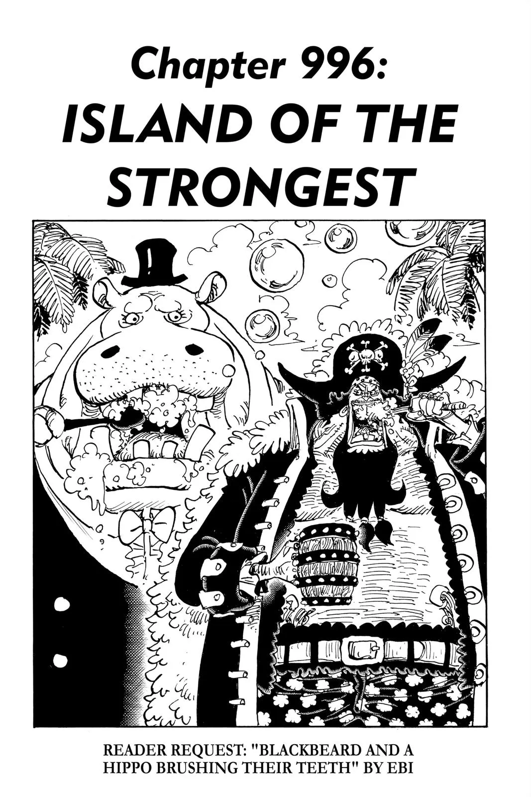 One Piece Chapter 996 Image 1