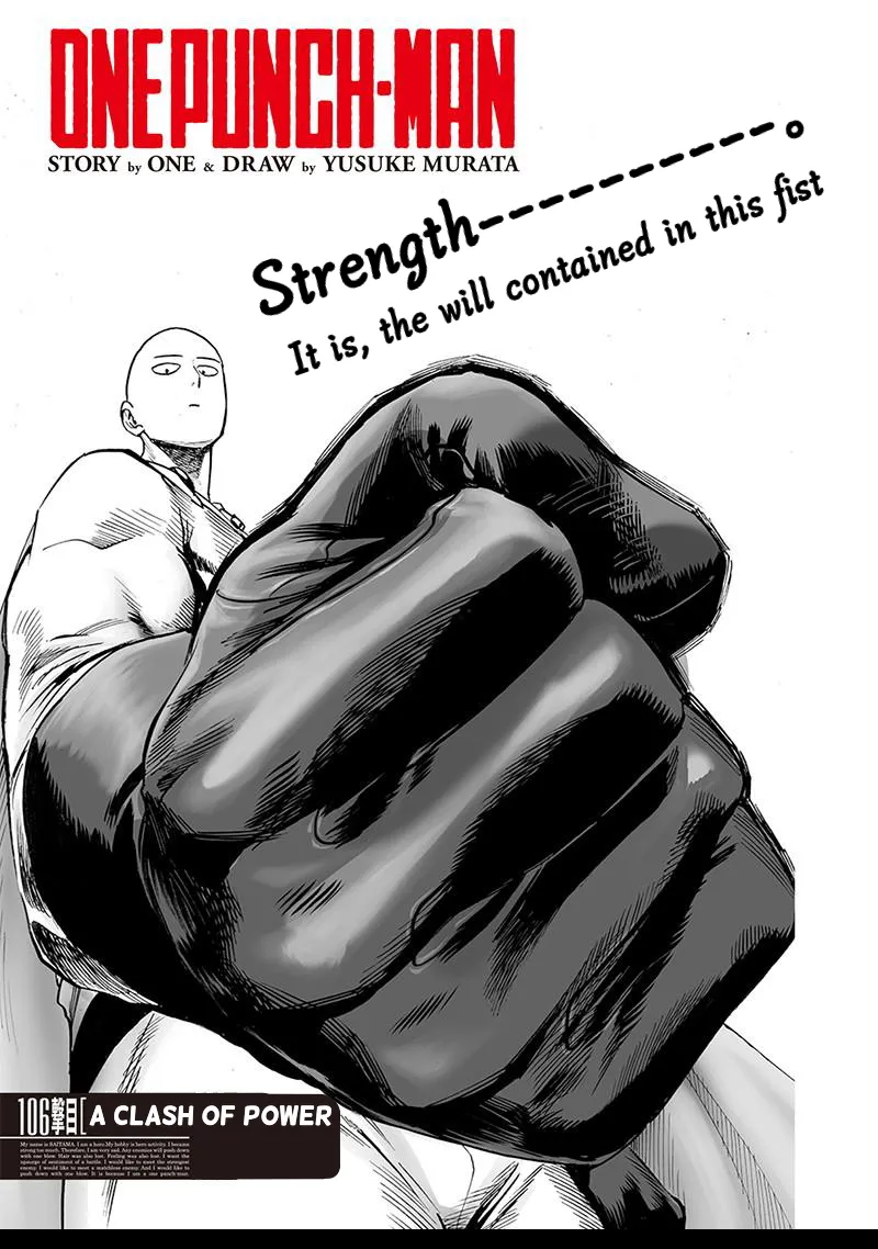 One Punch Man Chapter 106 Image 1