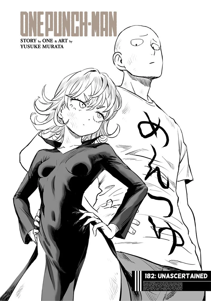 One Punch Man Chapter 182 Image 1