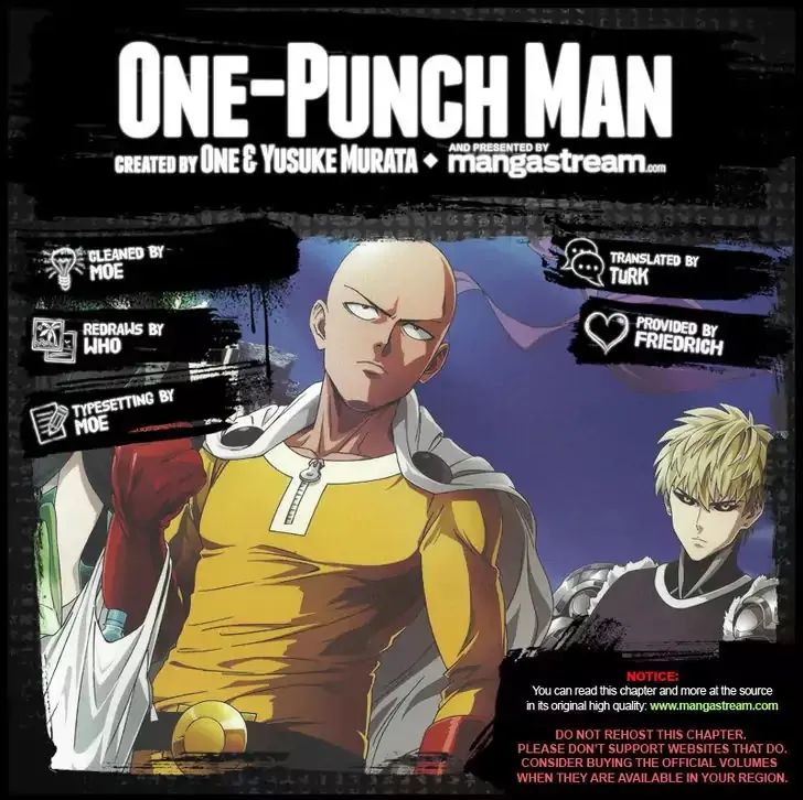 One Punch Man Chapter 62 Image 1