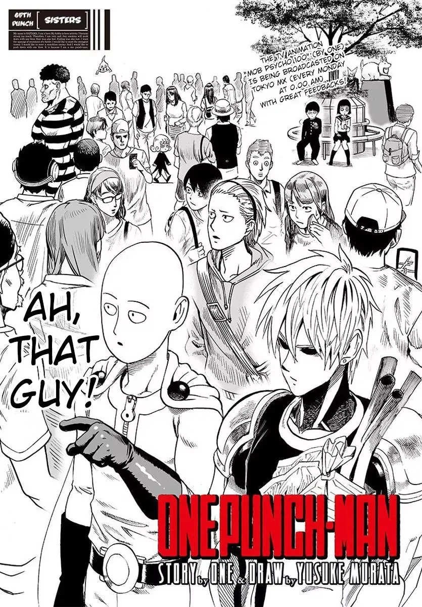 One Punch Man Chapter 65 Image 1