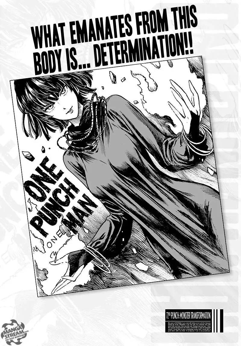 One Punch Man Chapter 72a Image 1