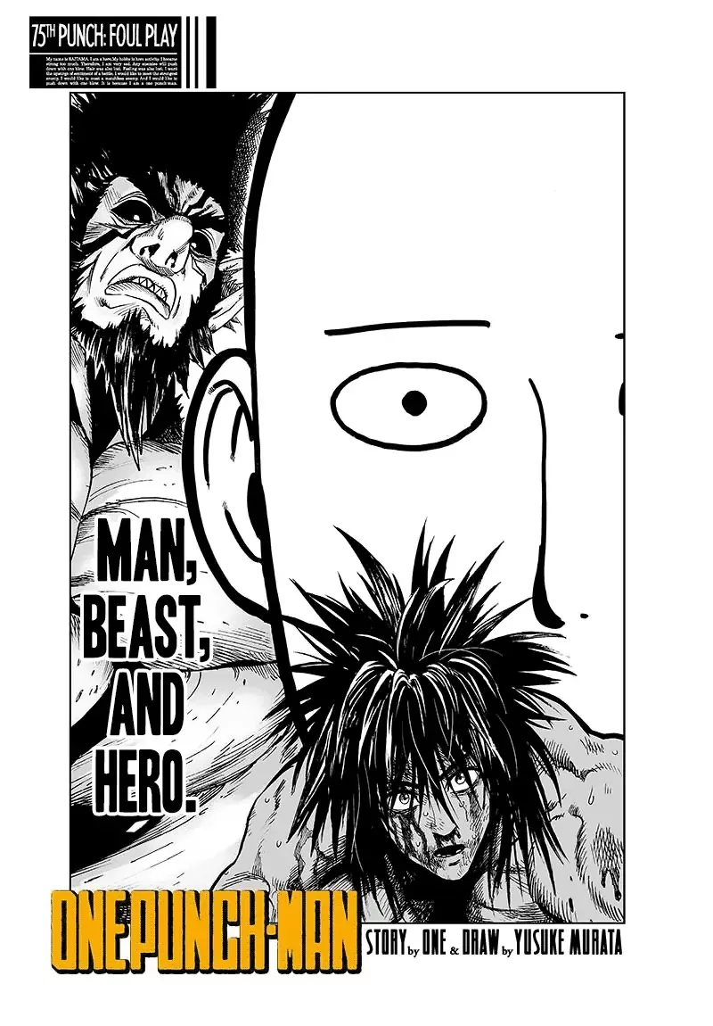 One Punch Man Chapter 75 Image 1