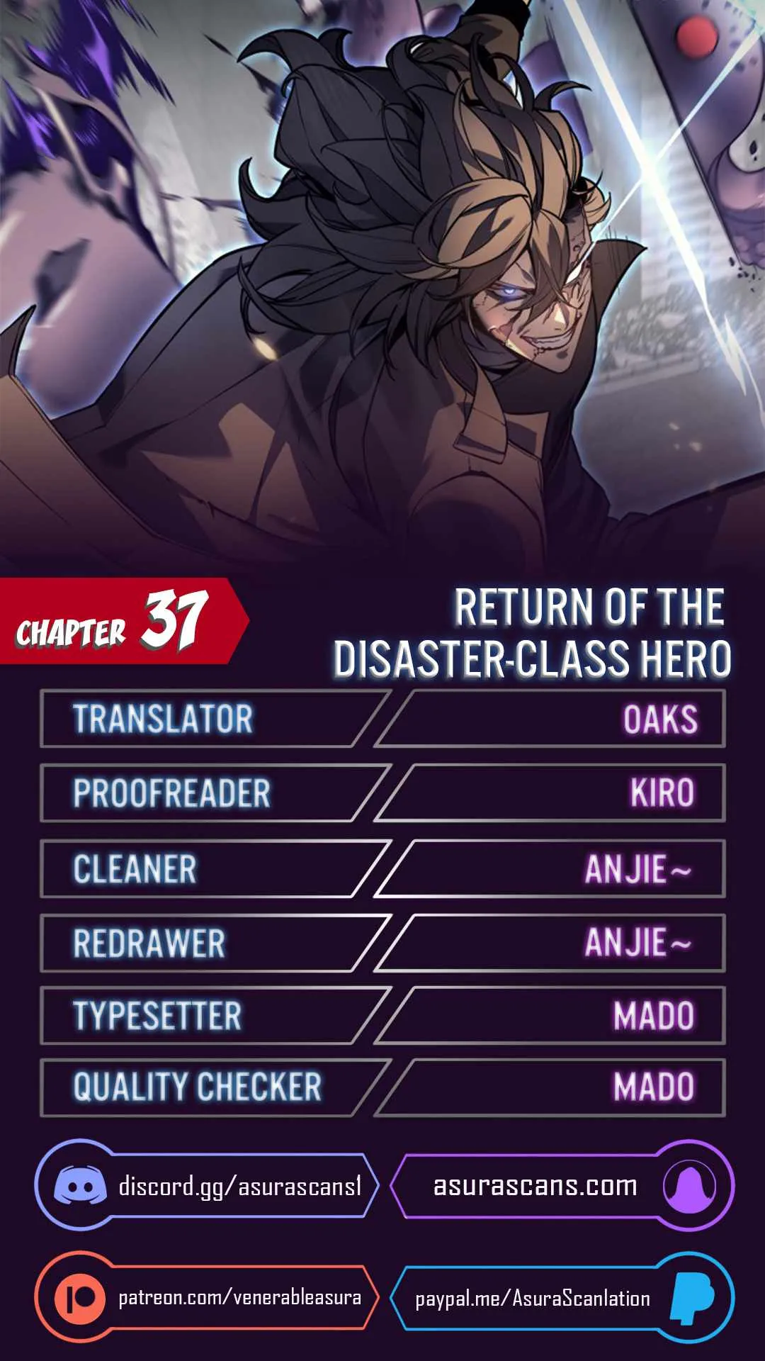 Return Of The Disaster Class Hero Chapter 37 Image 1