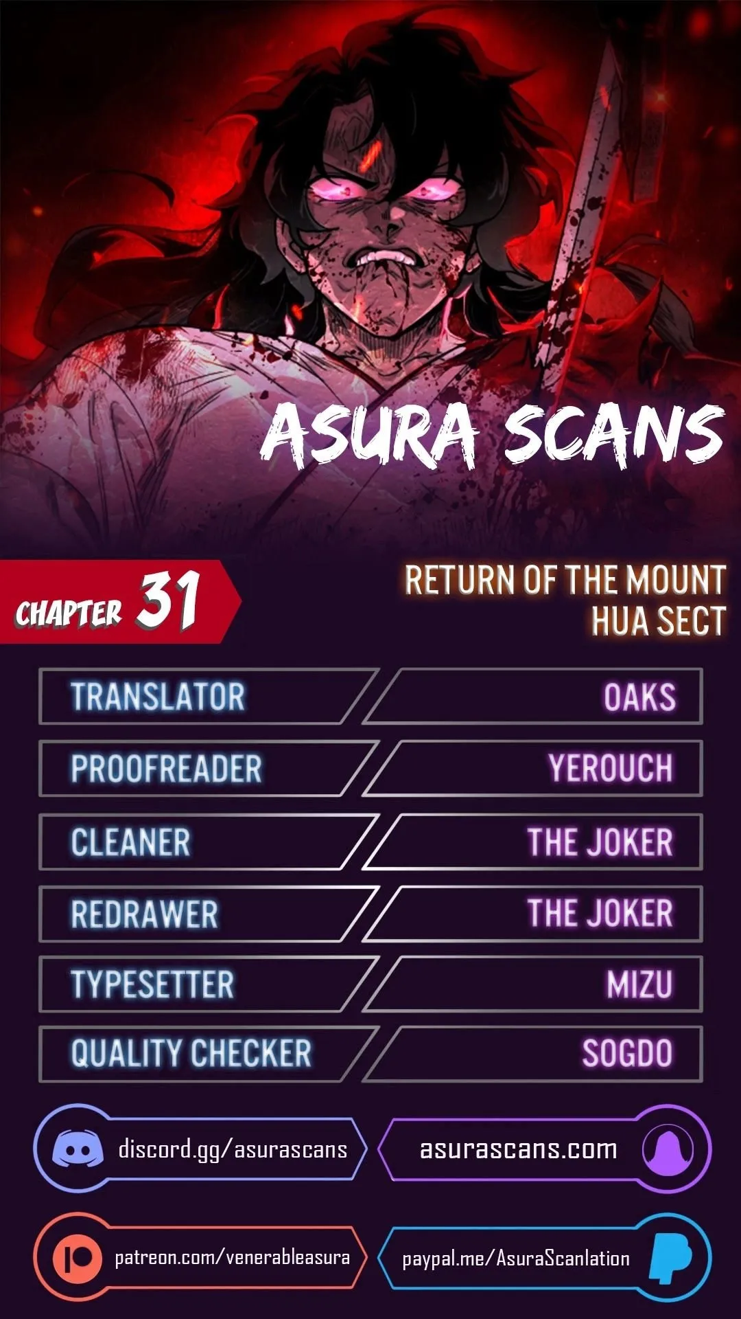 Return Of The Mount Hua Sect Chapter 31 Image 1