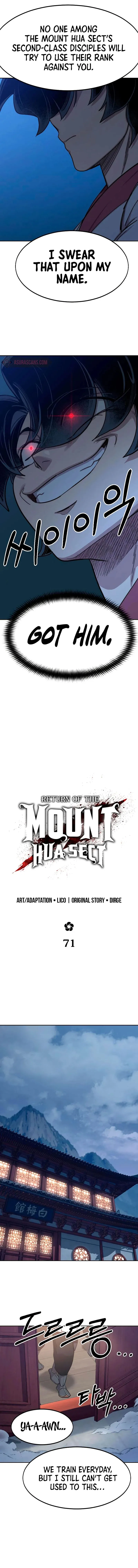 Return Of The Mount Hua Sect Chapter 71 Image 9